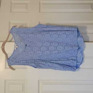 Ellen Tracy Light Blue Tank